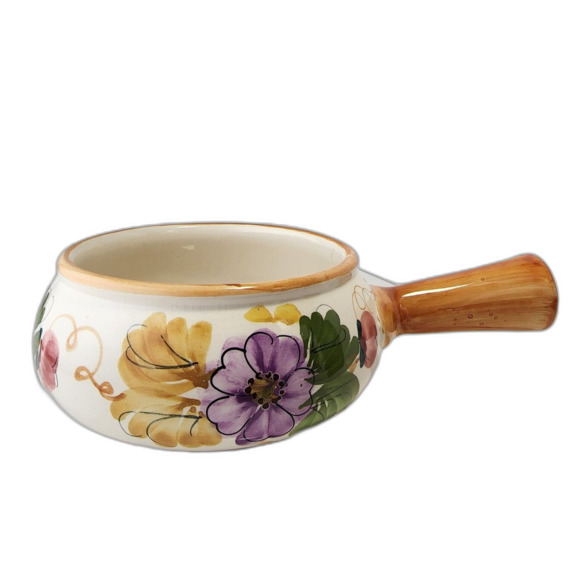 Vintage - Ceramic Fondue Pot - Hand Painted in Portugal For FTD - Picture 3 of 6